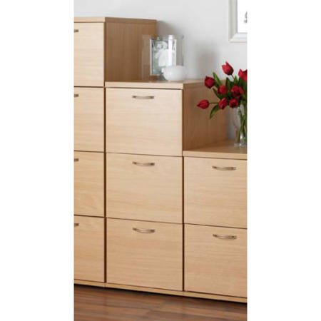 Dams Furniture Urban 3 Drawer Filing Cabinet in Beech
