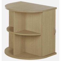 Dams Furniture Urban Office Storage Unit with Cupboard and Shelves in Oak