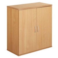 Clearance - Lukas Low 2 Door Cupboard in Beech