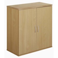 Clearance - Lukas Low 2 Door Cupboard in Oak