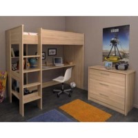 Kat Teens 2 Piece Bedroom Furniture Set with Highsleeper Bed