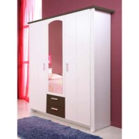 Tobie Kids 3 Door Mirrored Wardrobe