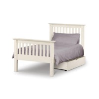 Julian Bowen Barcelona White Storage Single Bed Frame