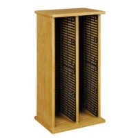 Origin Red Sima Double CD Storage Tower in Ash