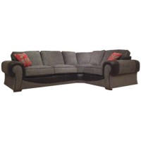 Buoyant Tangent Right Facing Corner Sofa in Grey - 