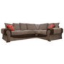 Buoyant Tangent Right Facing Corner Sofa in Brown - 