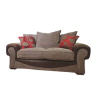 Buoyant Tangent 2 Seater Sofa in Brown - 