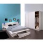 Thadie Super Storage 2 Piece Bedroom Furniture Set in White - SPECIAL OFFER!