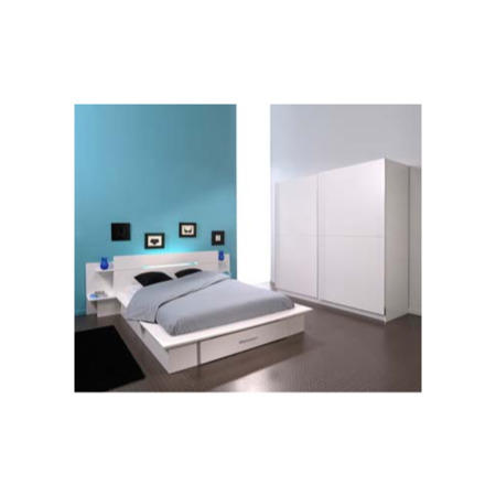 Thadie Super Storage 2 Piece Bedroom Furniture Set in White - SPECIAL OFFER!