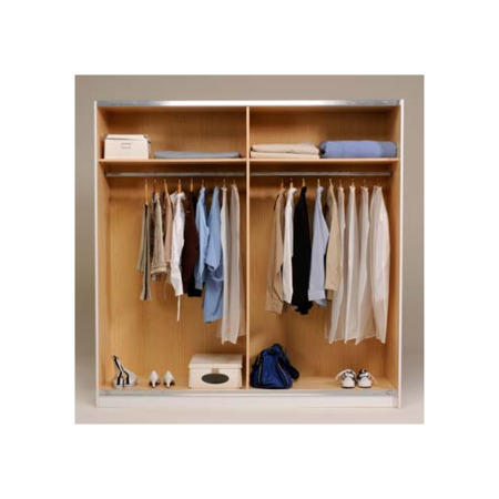 Thadie Super Storage 2 Piece Bedroom Furniture Set in White - SPECIAL OFFER!