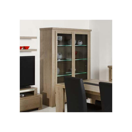 Toka 2 Door Glazed Display Cabinet