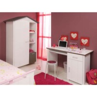 Tobie Kids 2 Piece Bedroom Study Furniture Set