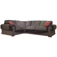 Buoyant Tangent Left Facing Corner Sofa in Grey - 