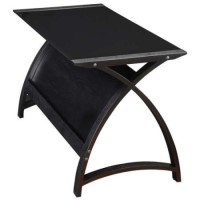 Delta Laptop Desk in Black Ash DT201