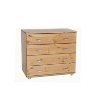 Stompa Combo Kids Natural 4 Drawer Chest
