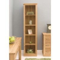 Baumhaus Mobel Solid Oak 5 Shelf Bookcase