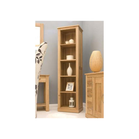 Baumhaus Mobel Solid Oak 5 Shelf Bookcase