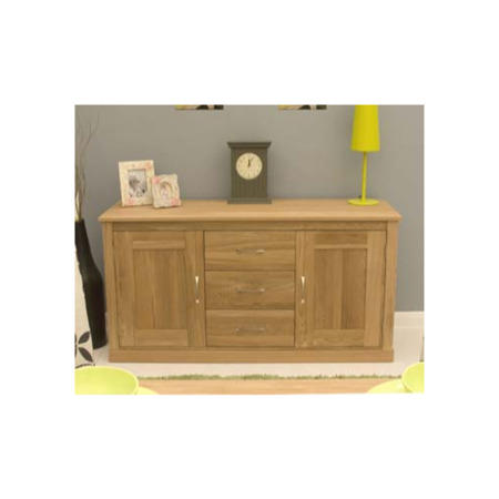 Baumhaus Mobel Solid Oak 2 Door 3 Drawer Sideboard