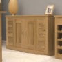 Baumhaus Mobel Solid Oak 2 Door 6 Drawer Sideboard