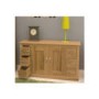 Baumhaus Mobel Solid Oak 2 Door 6 Drawer Sideboard