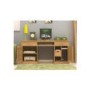 Baumhaus Mobel Solid Oak Twin Pedestal Hideaway Desk