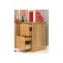 Baumhaus Mobel Solid Oak 2 Drawer Filing Cabinet