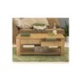 Baumhaus Mobel Solid Oak Storage Rectangular Coffee Table