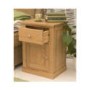 Baumhaus Mobel Solid Oak 1 Door 1 Drawer Side Table