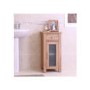 Baumhaus Mobel Solid Oak Glazed Bathroom Cabinet