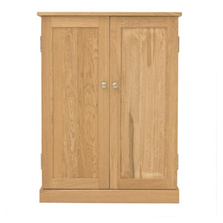 Baumhaus Mobel Solid Oak Shoe Storage Cabinet - 15 Pairs