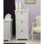 Baumhaus Hampton White Solid Ash 3 Drawer Filing Cabinet