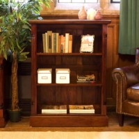 Baumhaus La Roque Solid Mahogany 3 Shelf Bookcase