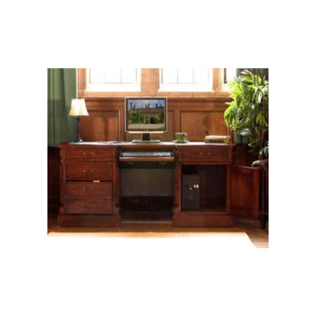 Baumhaus La Roque Solid Mahogany Twin Pedestal Desk