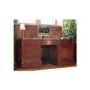 Baumhaus La Roque Solid Mahogany Twin Pedestal Desk