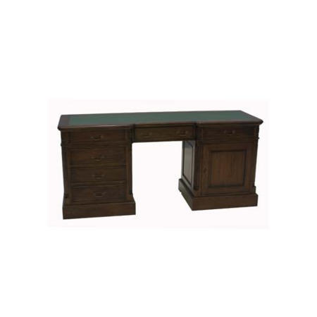 Baumhaus La Roque Solid Mahogany Twin Pedestal Desk