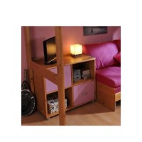 Stompa Combo Kids Natural 2 Door Storage Cubes in Lilac