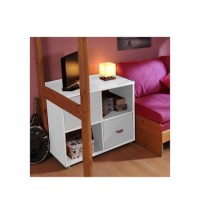 Stompa Combo Kids White 2 Door 4 Shelf Storage Cubes