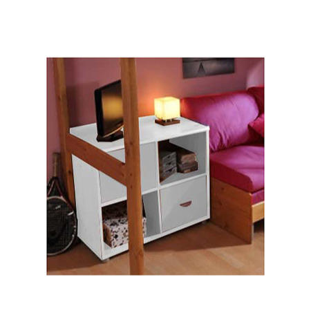 Stompa Combo Kids White 2 Door 4 Shelf Storage Cubes