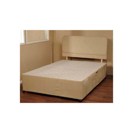 Visco Therapy Rome Faux Suede Headboard in Stone - small single