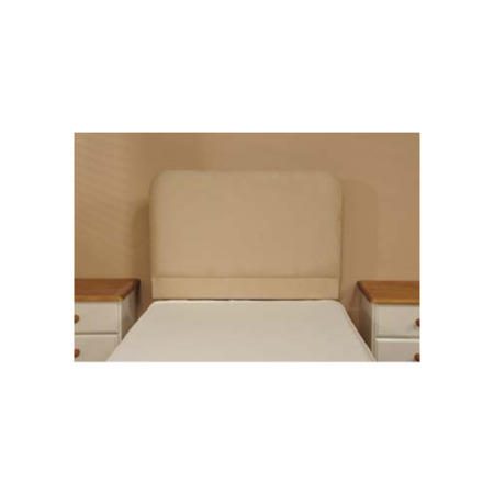 Visco Therapy Rome Faux Suede Headboard in Stone - small single