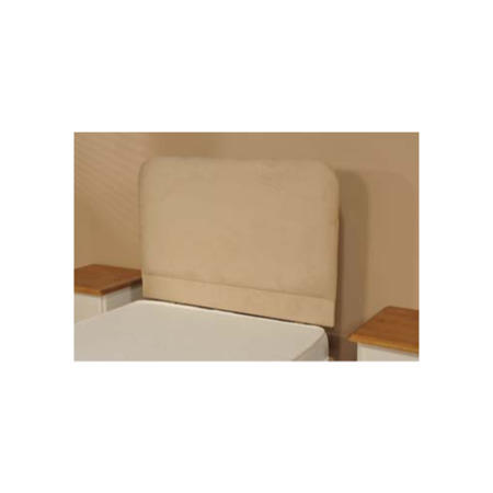 Visco Therapy Rome Faux Suede Headboard in Stone - small single