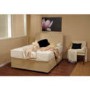 Visco Therapy Rome Faux Suede Headboard in Stone - small single
