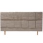 Humza Amani Plush Headboard in Beige - small single