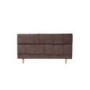 Humza Amani Plush Headboard in Brown - small single