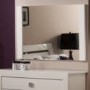 World Furniture Bari High Gloss White Mirror