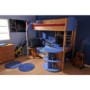 Stompa Combo Kids Natural Highsleeper Bed and Chest Furniture Set - black sofa bed