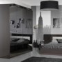 Skylight Natalie 4 Door Wardrobe with Grey Tinted Mirrors