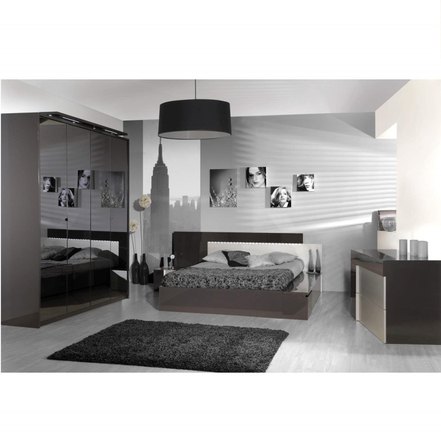 Skylight Natalie 4 Door Wardrobe with Grey Tinted Mirrors
