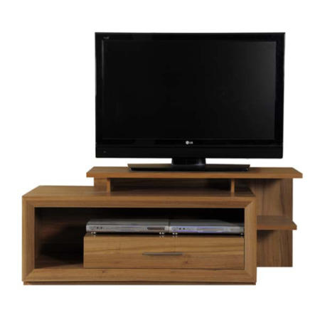 Sciae Liscia 1 Drawer TV Cabinet  in Plum Tree