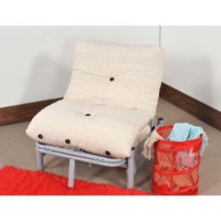 Humza Amani Aster 1 Seater Futon with Memory Foam Mattress - pink mattress